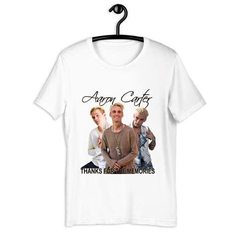 Aaron Carter Rip Thanks For The Memories T Shirt Walmart