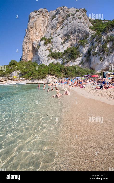 Cala Luna Beach Golfo Di Orosei Sardinia Italy Stock Photo Alamy