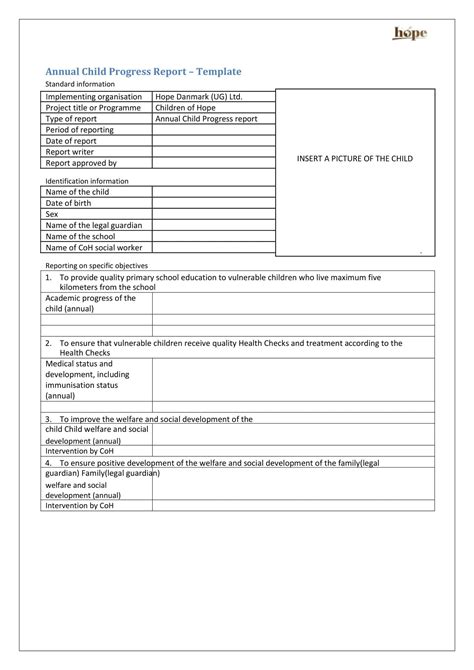 Free Printable Progress Report Templates Word Excel Pdf