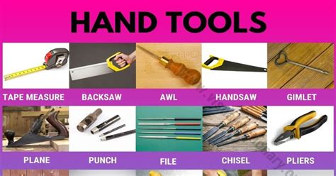 Hand Tools: Top 25 Must-Have Hand Tools Everyone Should Own - Visual ...