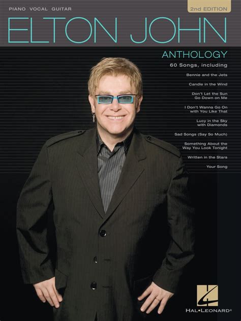 Elton John Anthology 2nd Edition Songbook Für Klavier Gesang Gitarre For Piano Voice