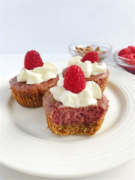 Mini Raspberry Almond Cheesecakes Recipe The Idea Room