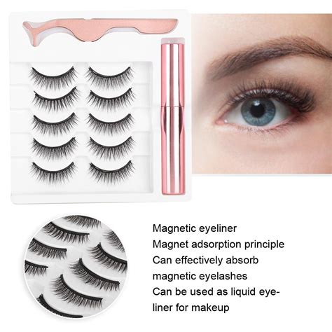 Buy Magnet False Eyelashes Magnetic Liquid Eyeliner Tweezers Eyelash