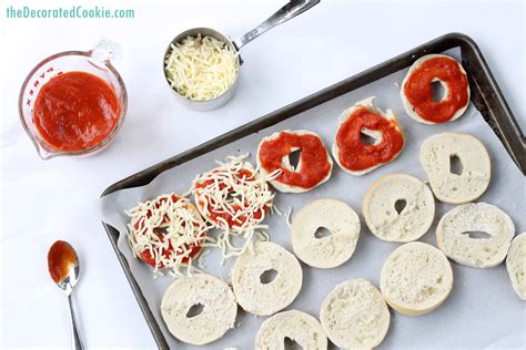 Homemade bagel bites offer an after school snack from freezer to plate