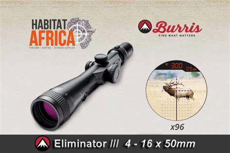 Burris Eliminator III 4-16x50mm LaserScope - Habitat Africa | Gun Shop