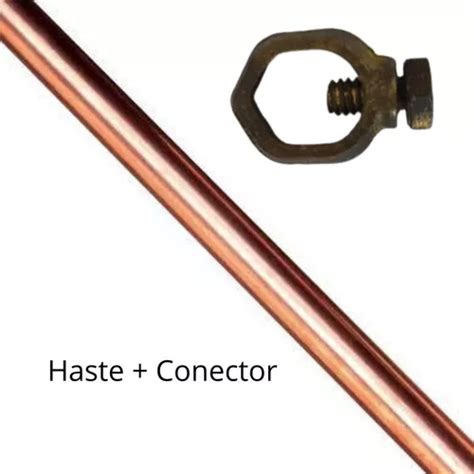 Haste Terra Aterramento Cobre X Mts Conector Parcelamento