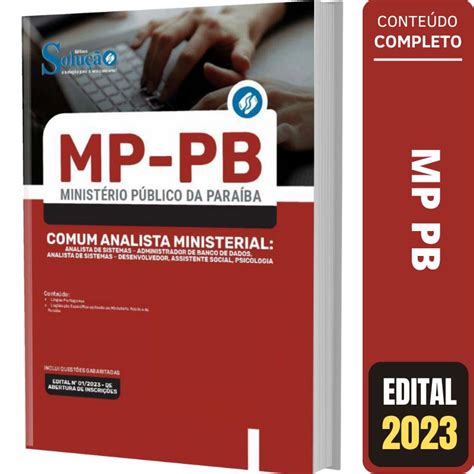 Apostila Concurso MP PB Comum Analista Ministerial Solução Cursos e