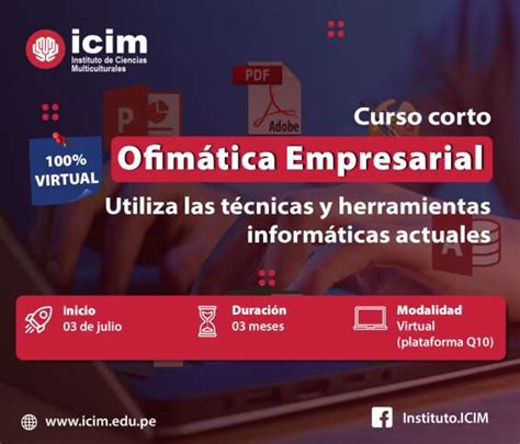 Cursos Cortos Virtuales En Lima Cursos Clases