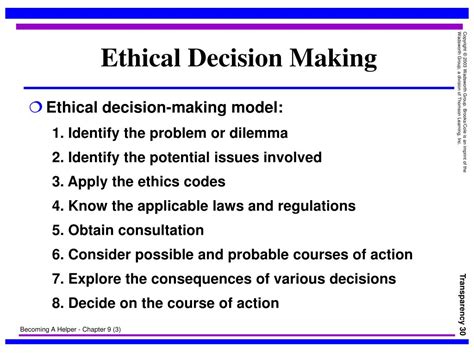 The Process Of Making Ethical Decisions Requires At Pa Smith Blog