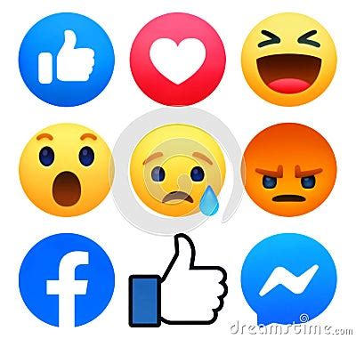 New Facebook Like Button 6 Empathetic Emoji Reactions With Messenger