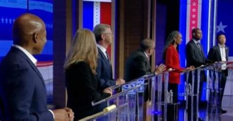 Nyc Democratic Mayoral Candidates Meet In Person In Fiery Debate Cbs News