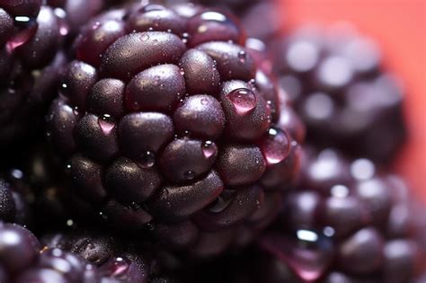 Premium Photo Macro Photo Of A Blackberry