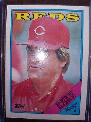 1988 Topps Pete Rose Manager Baseball Card EBay