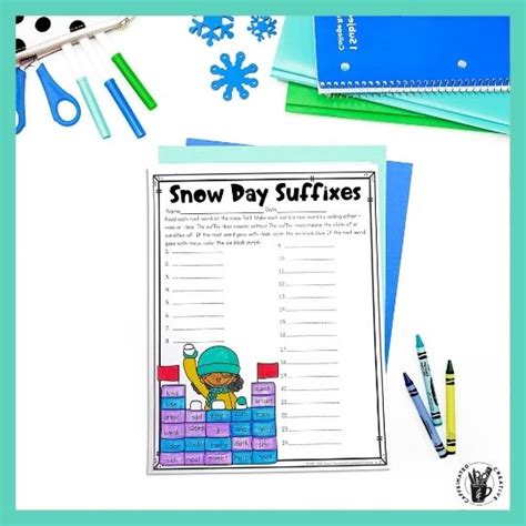 Winter No Prep Ela Worksheets Activities For 2nd Grade • Caffeinated And Creative