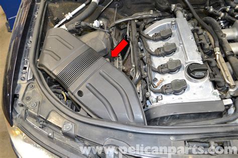 Audi A4 B6 MAF Sensor Replacement 2002 2008 Pelican Parts DIY