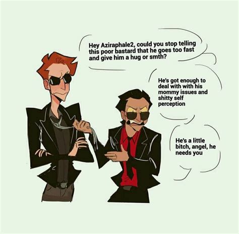 Pin By Erin Tromblee On Good Omens Good Omens Book Cute Gay Cute