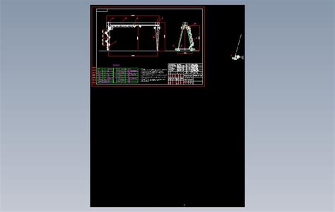 1010吨32米龙门吊总图autocad模型图纸下载 懒石网