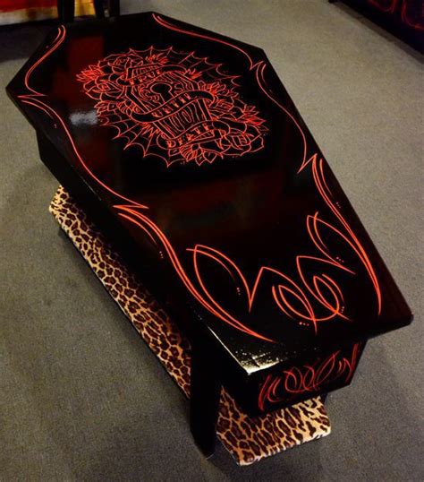 Coffin Coffee Table Gothic Home Decor Goth Home Decor Coffin Coffee