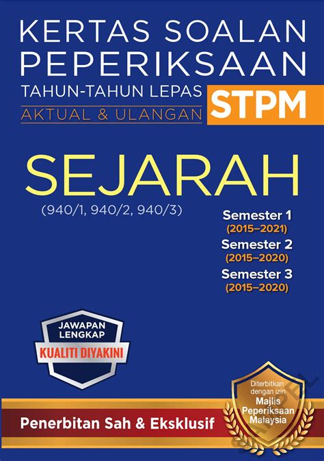 Soalan Sebenar Stpm Sejarah Penggal 1 2018 Top Pdf Nota Sejarah Stpm