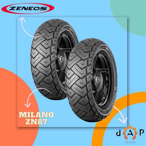 Jual PAKET BAN VESPA ZENEOS MILANO 110 70 11 120 70 10 TUBELESS