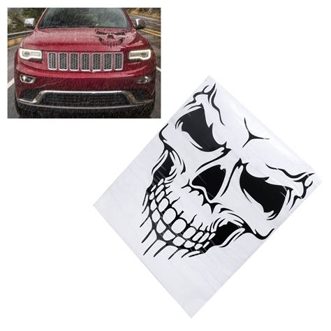 Car Sticker Bonnet Door Cuttable Self Adhesive For F150 Wrangler