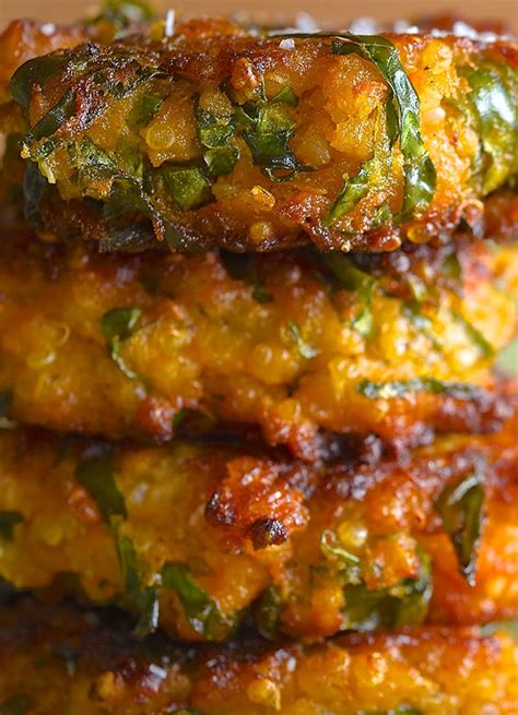 Sweet Potato Kale And Quinoa Fritters