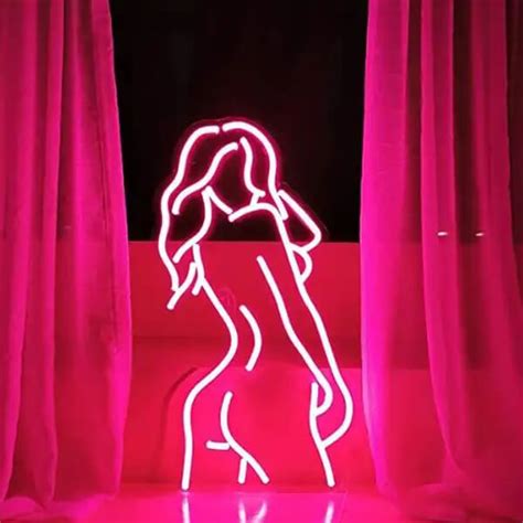 Lady Back Neon Sign Sexy Female Led Neon Lights Bgneon