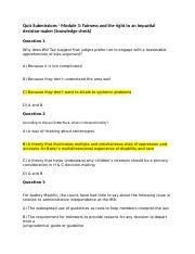 Quiz Submissions Module Fairness And The Right To An Impartial