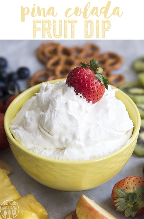 Piña Colada Fruit Dip Like Mother Like Daughter