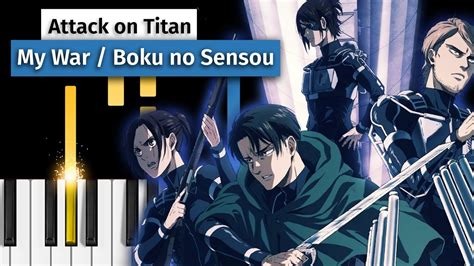 Attack On Titan Final Season S4 Op My War Boku No Sensou