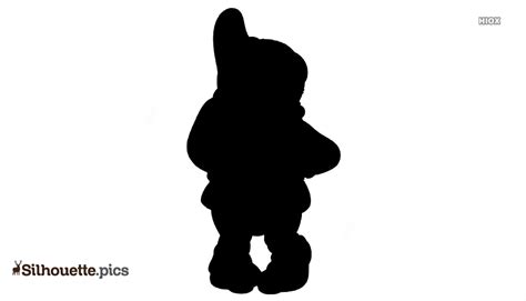 Happy Dwarf Silhouette Vector Clipart Images Pictures