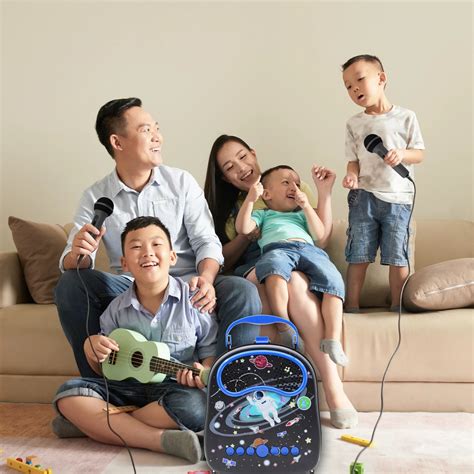 Laser Kids Portable Karaoke Machine Astronaut Target Australia