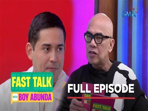 Fast Talk With Boy Abunda Paolo Contis Nagsalita Na Sa Mga Paratang