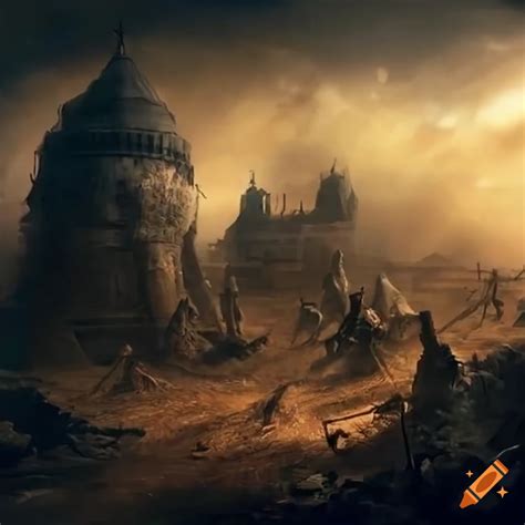 Ancient Battlefield Background