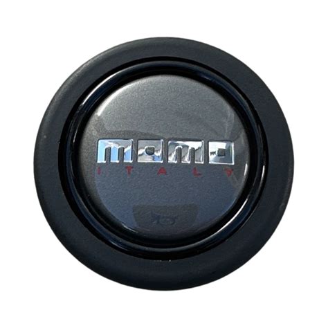 MOMO Chrome Over Anthracite Round Lip Horn Button – Retro Autotek