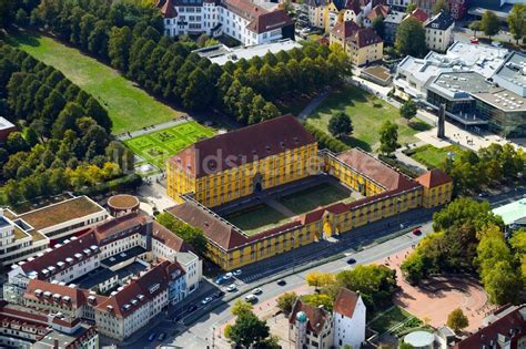 Osnabrück von oben Schloss und Campus Gebäude der Universität