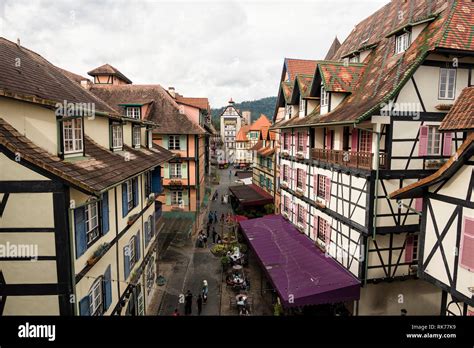 Bukit Tinggi, Malaysia - Nov 19, 2018: View of environment amd ...