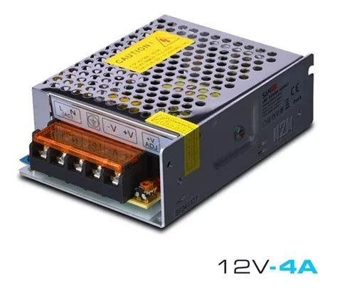 Fuente V A Metalica Regulada Switching Tira Led Cctv