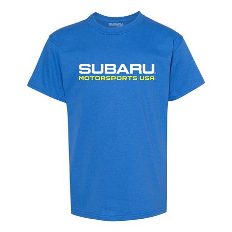 2019 Subaru Motorsports Usa Youth Ss T Shirt Vermont Sportscar