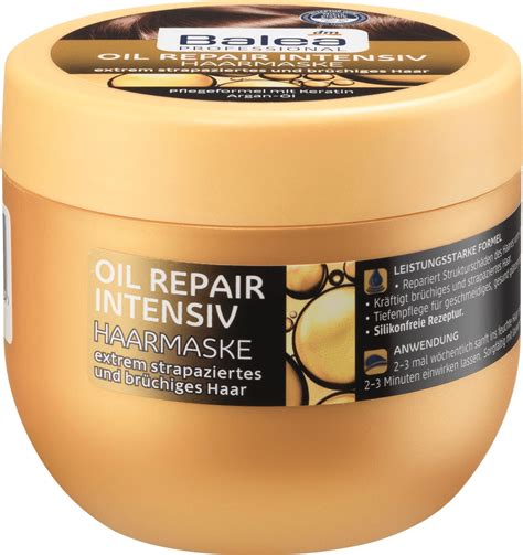 Full Ingredients List Balea Professional Haarmaske Oil Repair