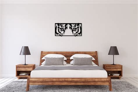 Tiger Metal Wall Art, Tiger Head Metal Wall Decor, Eye of Tiger Home ...