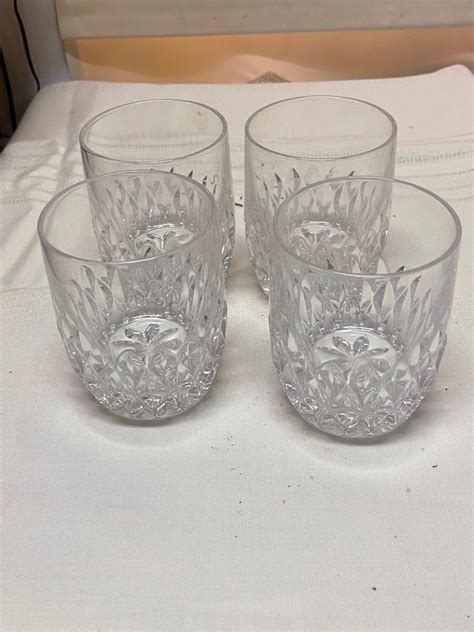 Set Of Four Vintage Bar Glasses