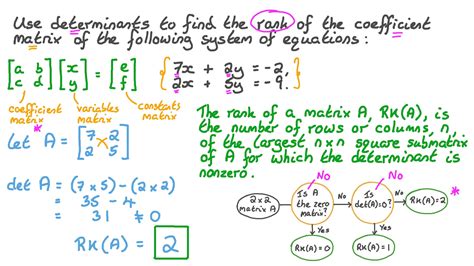 Question Video Finding The Rank Of A Matrix Nagwa