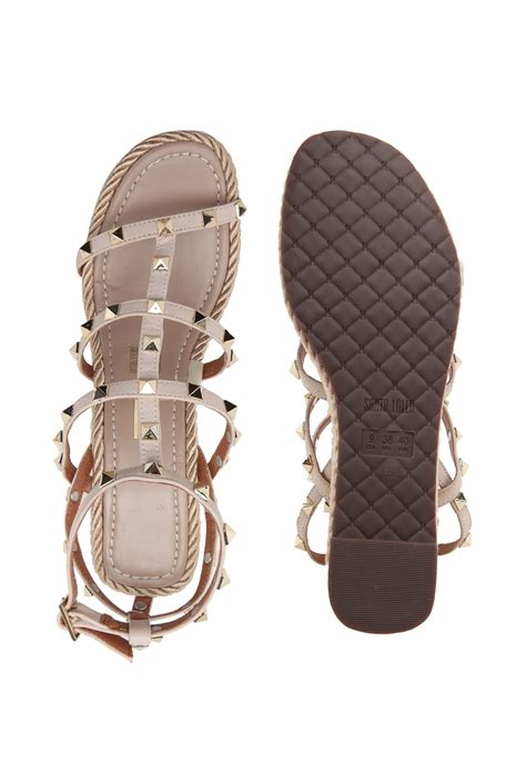 Sandália Couro Santa Lolla Plataforma Nude Compre Agora Dafiti Brasil