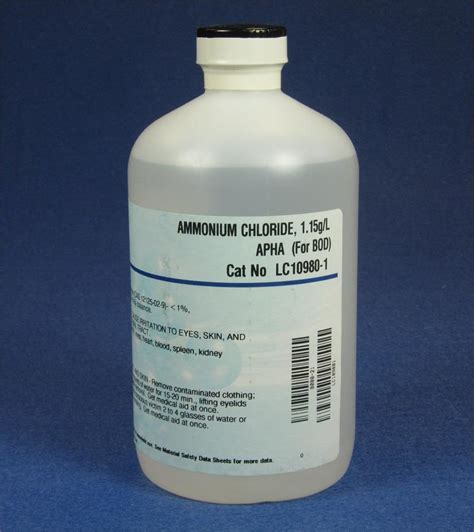 Ammonium Chloride, 1.15g/L, 500 mL