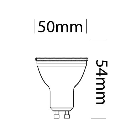 Lighting Shot 6W LED Lampadina Dimmerabile GU10 PAR16 230V Bianca