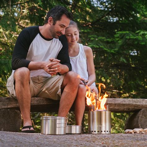 Solo Stove Campfire Pot Set Combo Persona Wood Burning Estufa De