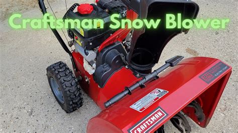 How To Do An Oil Change On A Inch Craftsman Snow Blower Cc Youtube