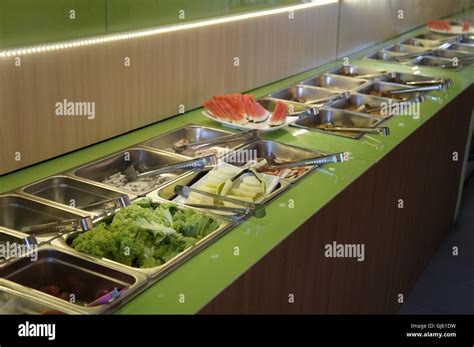 food buffet counter Stock Photo - Alamy