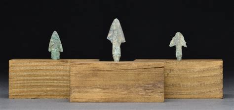 Ancient Bronze Collection of Three Spears - Catawiki